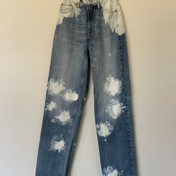 BLEACHED PACSUN JEANS SIZE 24 - Picture 1 of 5